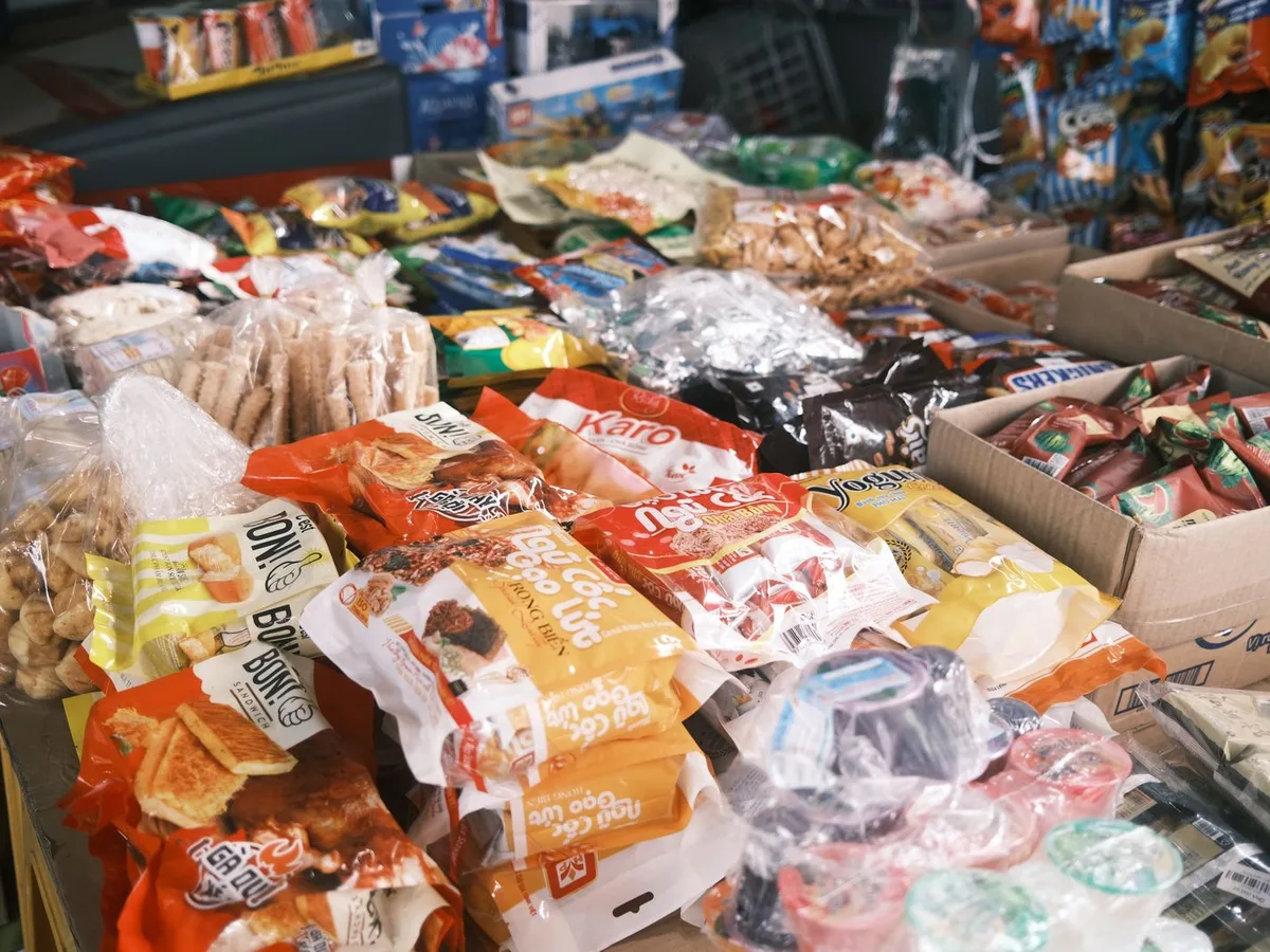 Confiserie et snacks emballés en gros