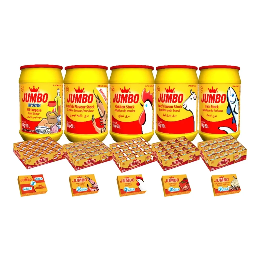 Bouillon Cube en Gros pour l&rsquo;Afrique : Jumbo, Maggi et Knorr